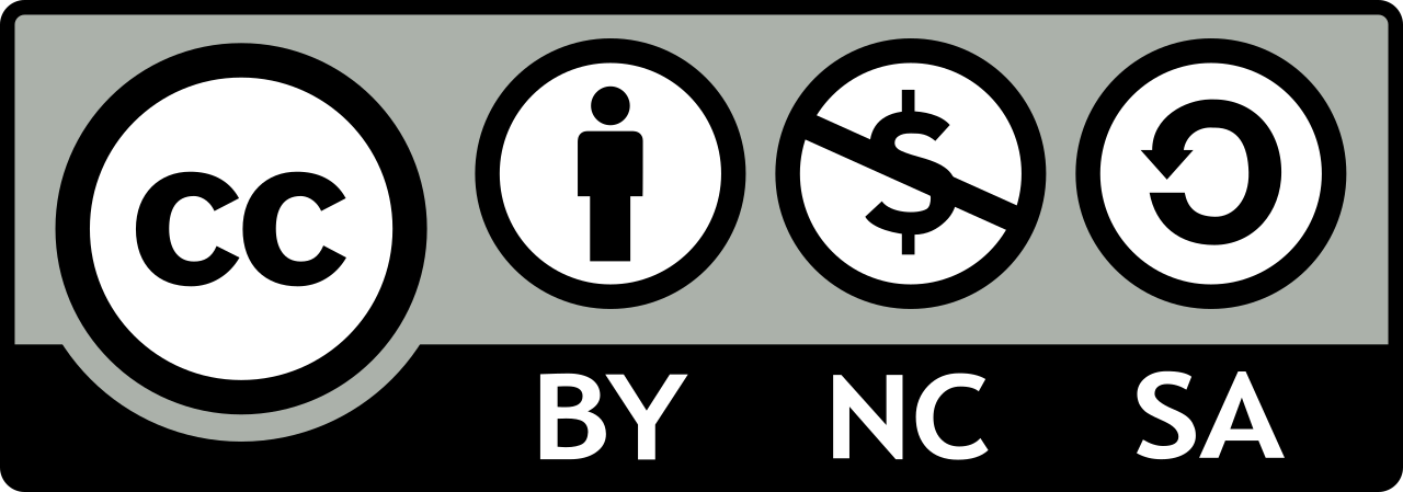 Esta obra está bajo una licencia Creative Commons Atribución-NoComercial-CompartirIgual 4.0 Internacional (CC BY-NC-SA 4.0)