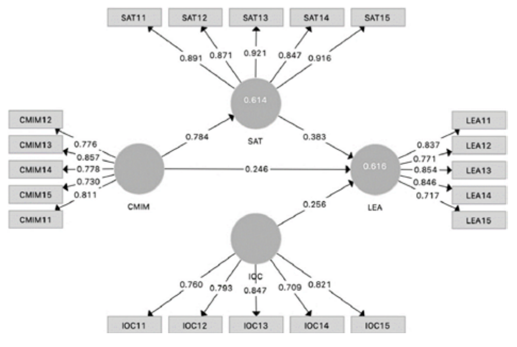 Resultados del modelo estructural