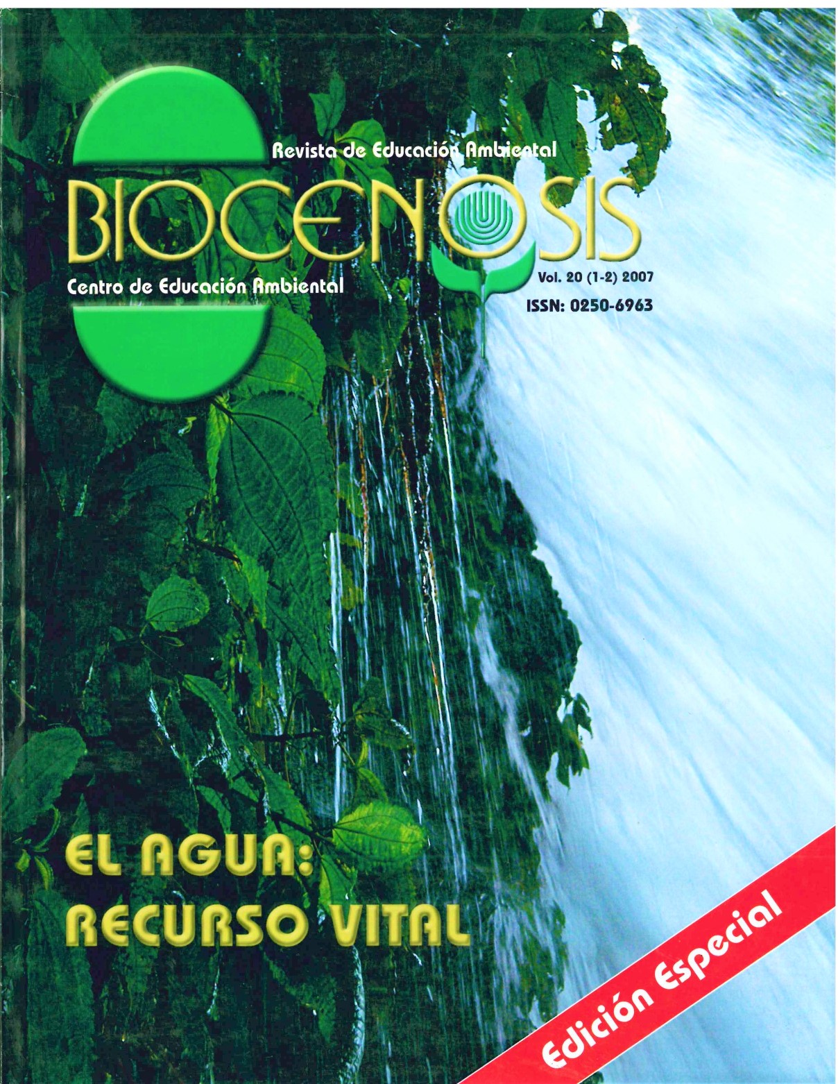 					Ver Vol. 20 Núm. 1-2 (2007): Biocenosis. Revista ambiental. Centro de Educación Ambiental- UNED
				