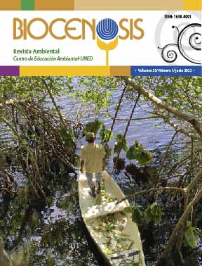 Revista Biocenosis. Volumen 33/ Número 1