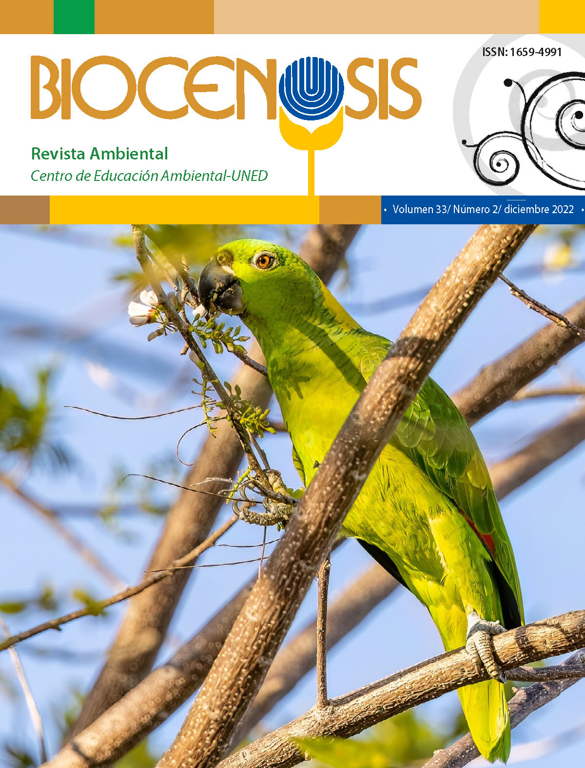 					Ver Vol. 33 Núm. 2 (2022): Biocenosis. Revista Ambiental. Centro de Educación Ambiental - UNED
				