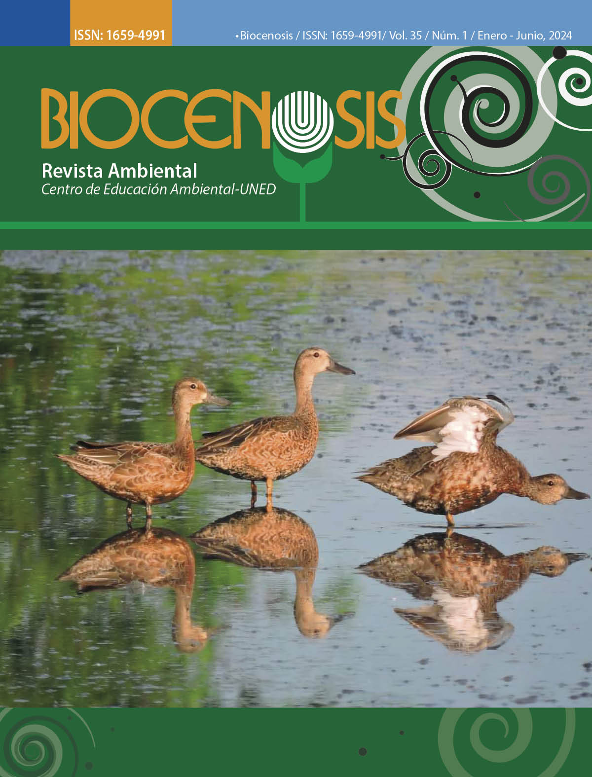 					View Vol. 35 No. 1 (2024): Biocenosis. Revista Ambiental. Centro de Educación Ambiental- UNED
				