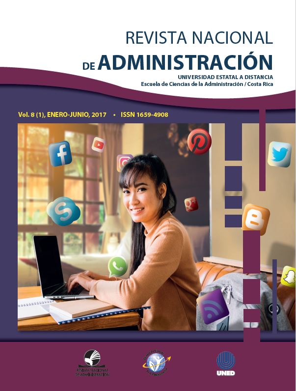 					Ver Vol. 8 Núm. 1 (2017): Revista Nacional de Administración
				