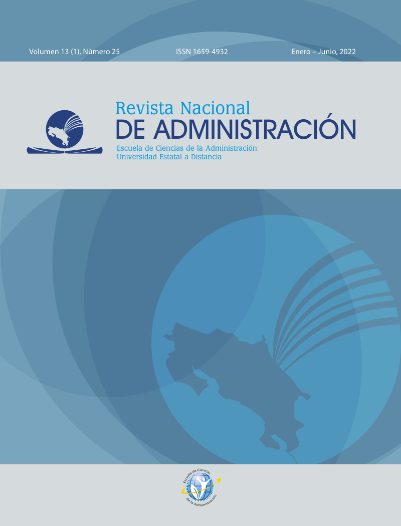 					Ver Vol. 13 Núm. 1 (2022): Revista Nacional de Administración
				