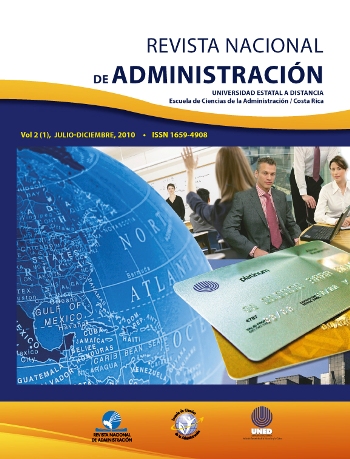 					Ver Vol. 1 Núm. 2 (2010): Revista Nacional de Administración
				