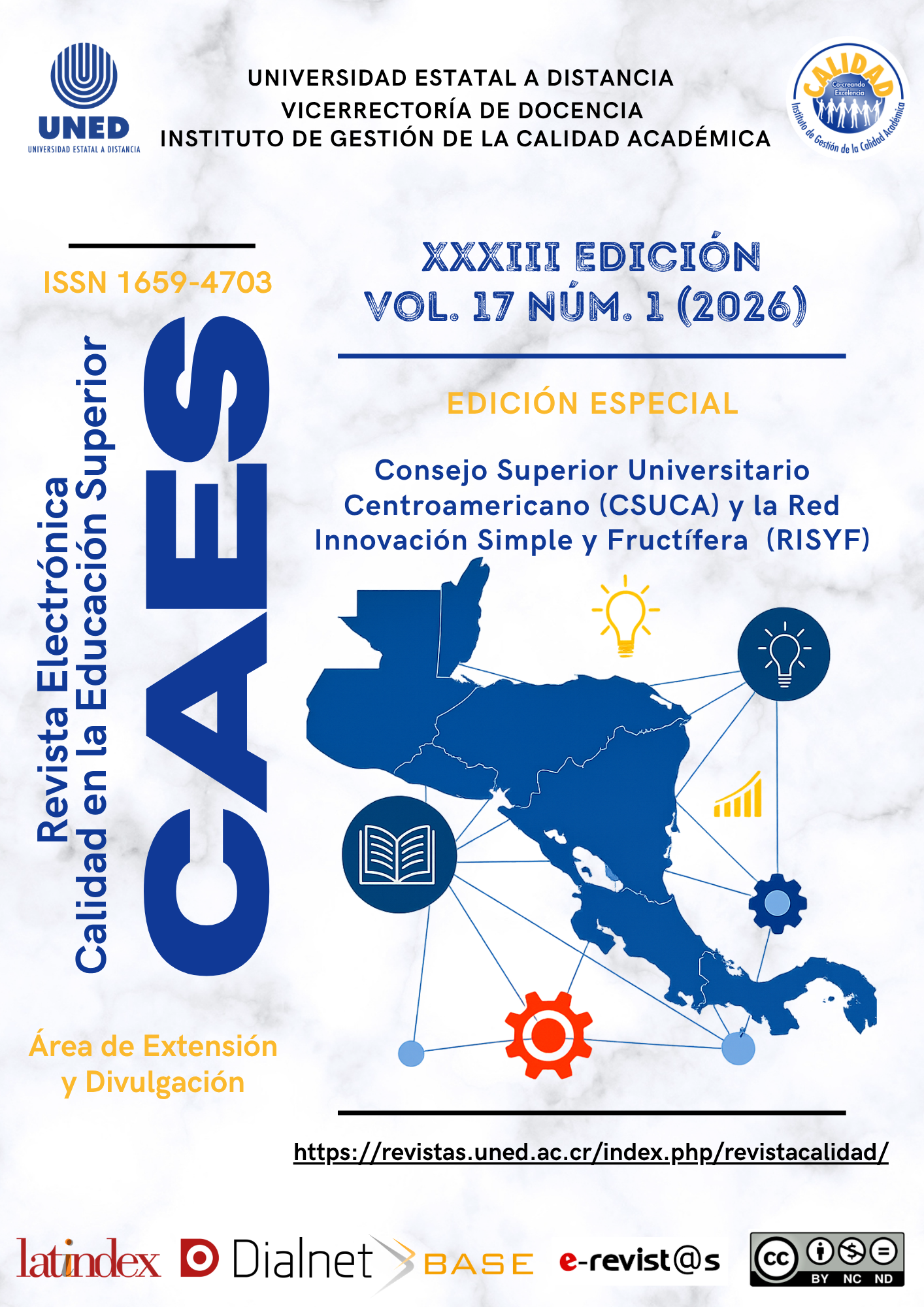 					Ver Vol. 17 Núm. 1 (2026): XXXIII Edición
				