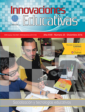 					Ver Vol. 18 Núm. 25 (2016): Socialización y tecnologías educativas
				