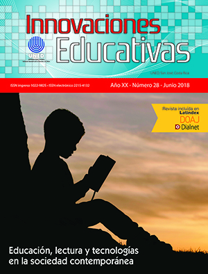 					View Vol. 20 No. 28 (2018): Education, reading and technologies in contemporary society
				