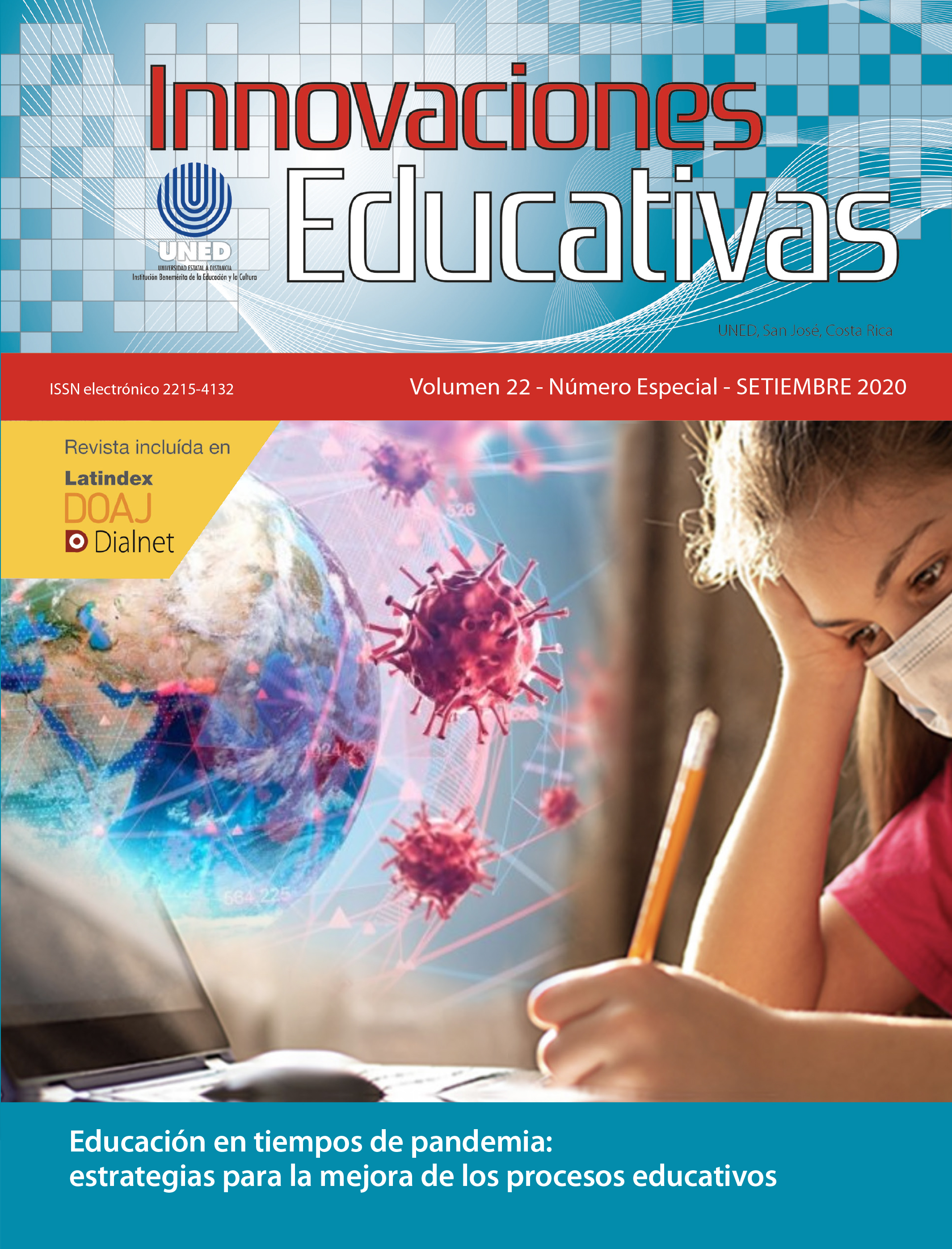 					Ver Vol. 22 Núm. Especial (2020): Educación en tiempos de pandemia: estrategias para la mejora de los procesos educativos
				