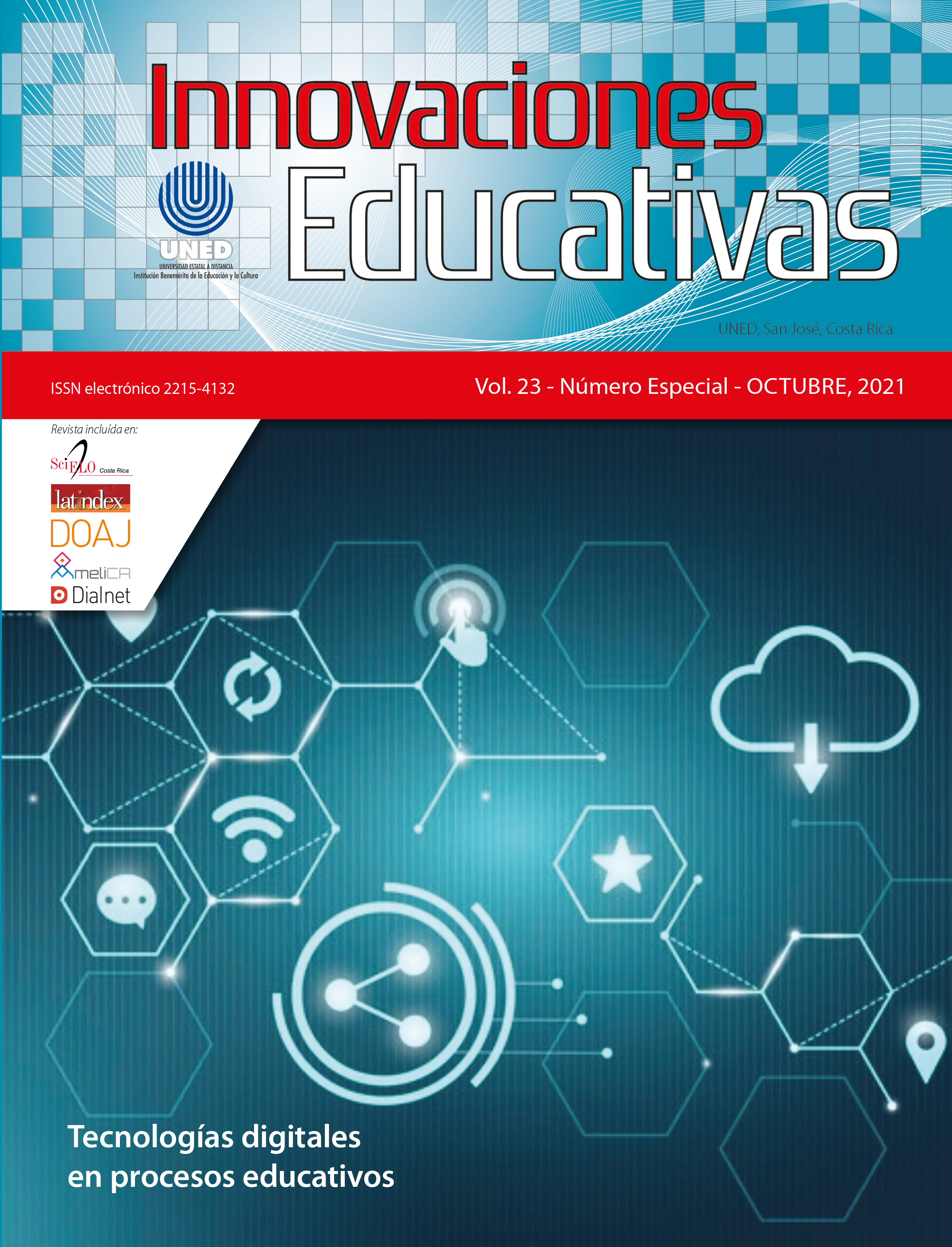 					Ver Vol. 23 Núm. Especial (2021): Tecnologías digitales en procesos educativos
				
