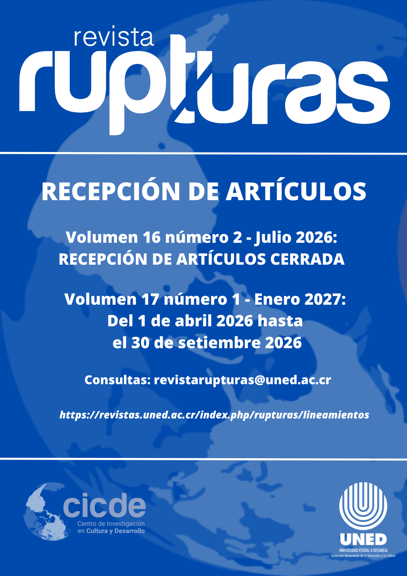 Recepción de artículos